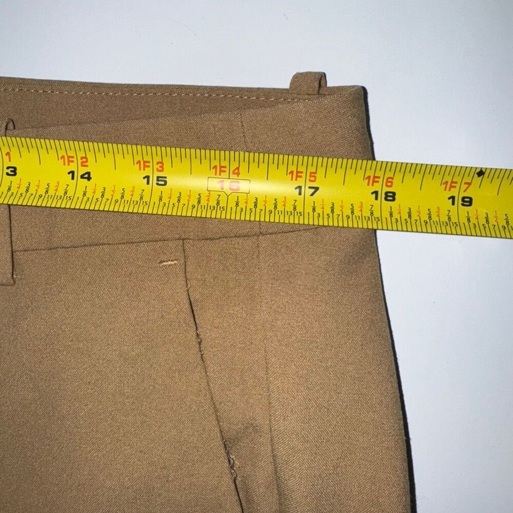 J.Crew Factory Ruby Crop Pant in Camel Tan | Size 14 - Picture 7 of 9